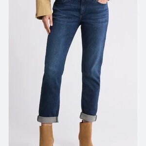Rag & Bone Dylan Boyfriend Jeans Dark Wash Low Rise Size 30